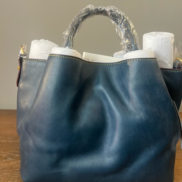 Dooney & Bourke Florentine Denim Barlow - Picture 4 of 11